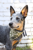 Personalized Double Sided Bandana | Daisy & Magenta Geo Bandana | Duke & Fox®
