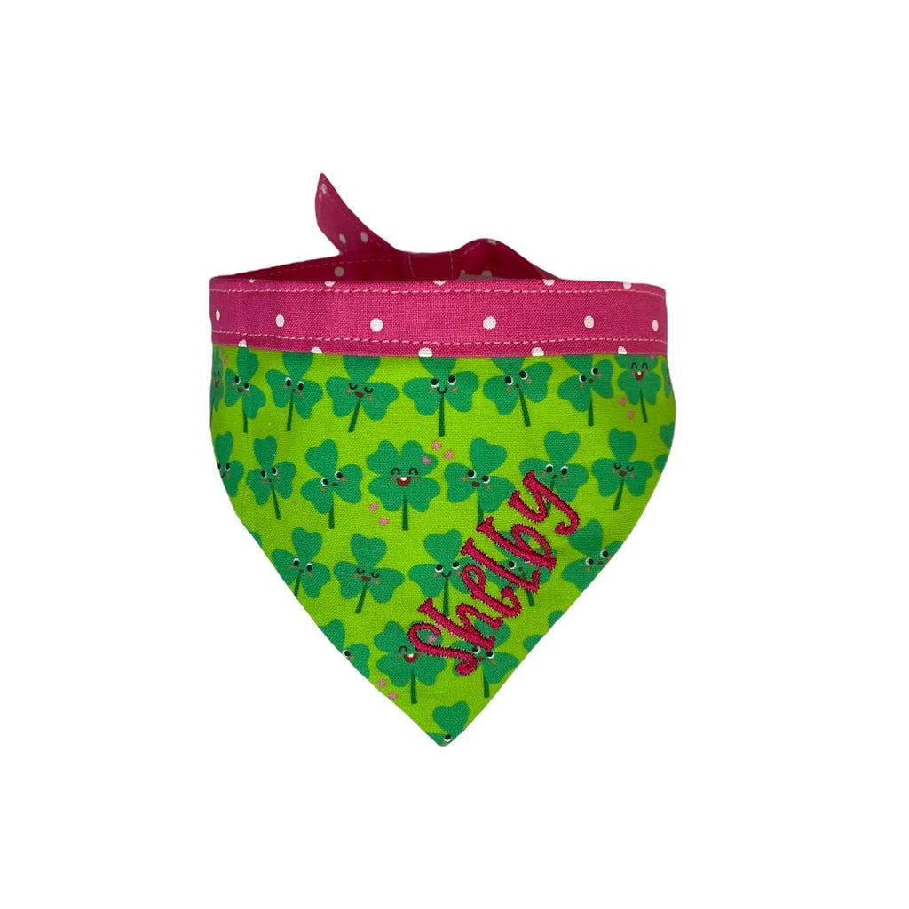 Personalized Double Sided Bandana - St. Patrick's Day & Easter