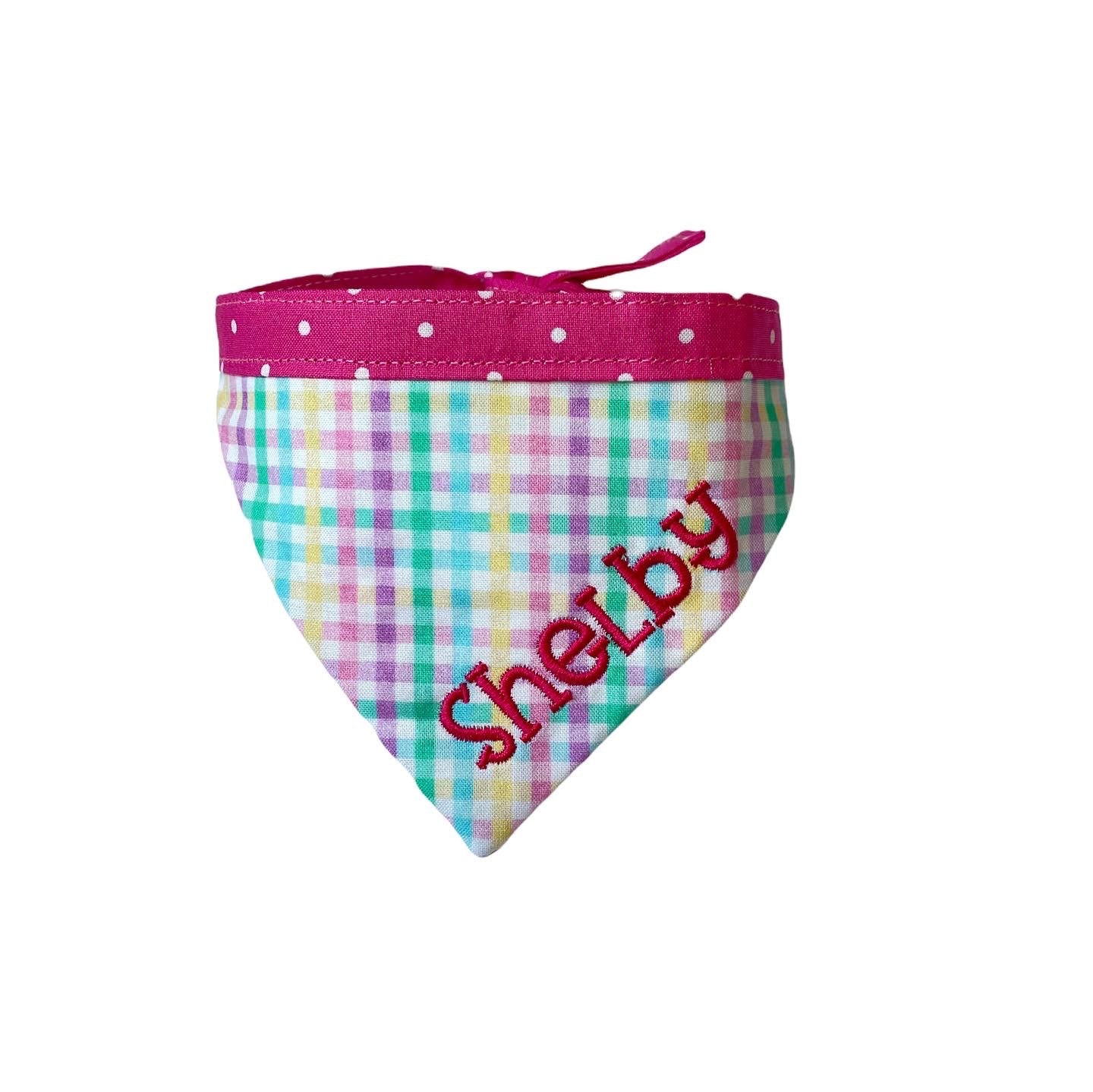 Personalized Double Sided Bandana - St. Patrick's Day & Easter