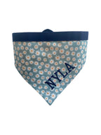 Personalized Double Sided Bandana | Polkadot & Daisy Bandana | Duke & Fox®