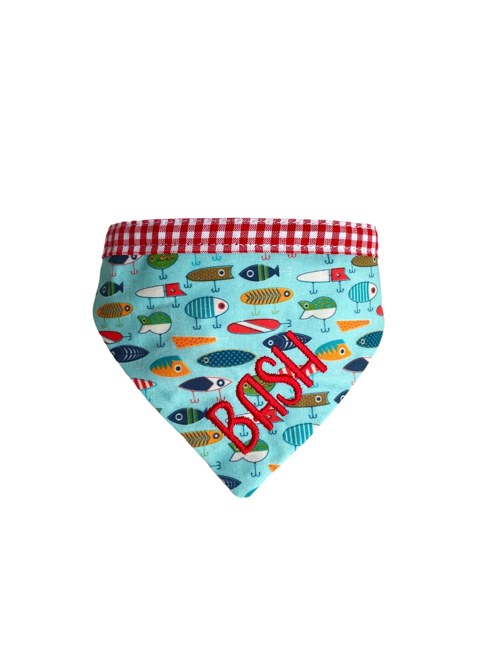 Double Sided Bandana - 4th of July & Fishing Lures