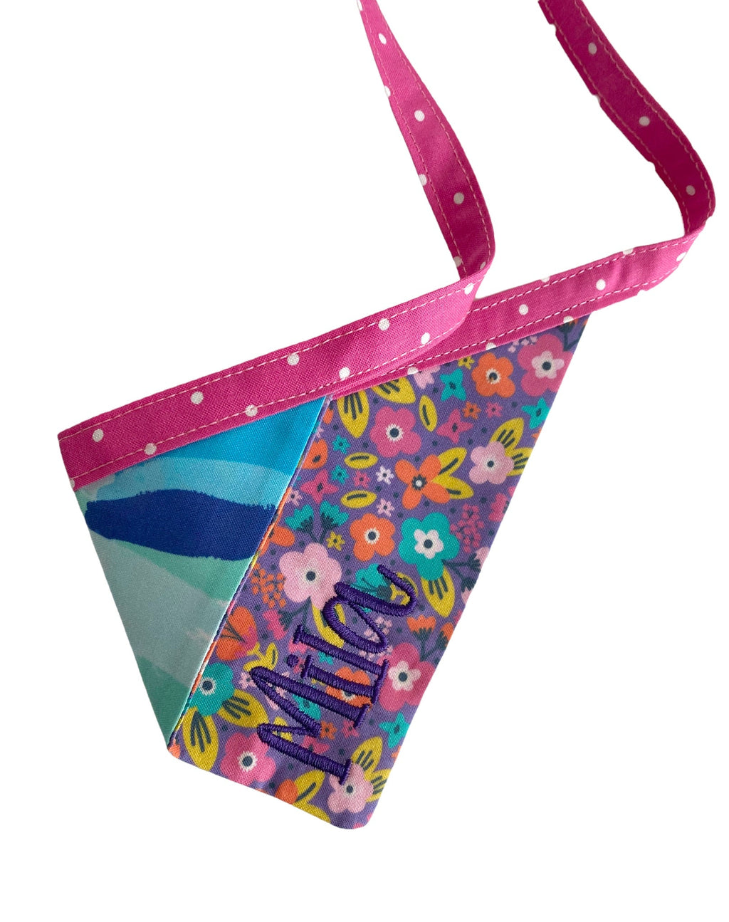 Personalized Double Sided Bandana | Floral & Geometic Bandana | Duke & Fox®