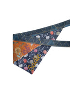 Personalized Double Sided Bandana | Rustic Floral & Pumpkin Bandana | Duke & Fox®