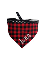 Personalized Double Sided Bandana | Merry Chickmas & Buffalo Bandana | Duke & Fox®