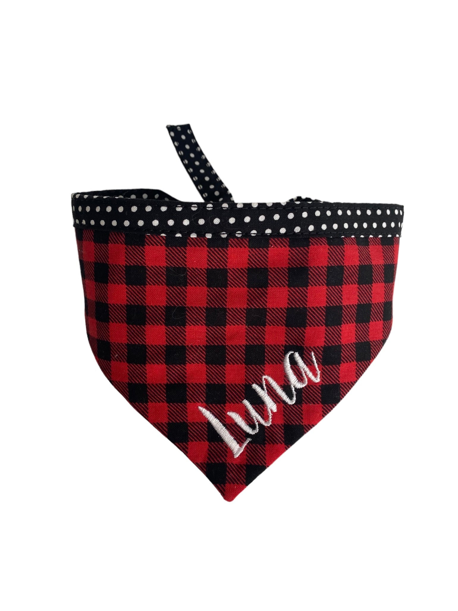 Personalized Double Sided Bandana | Merry Chickmas & Buffalo Bandana | Duke & Fox®
