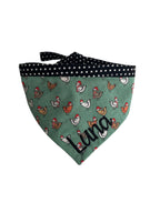 Personalized Double Sided Bandana | Merry Chickmas & Buffalo Bandana | Duke & Fox®