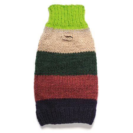 Multi Stripe Wool Knit Sweater