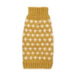 Cross Knit Sweater - Mustard
